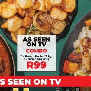 TV set at Fruit & Veg City