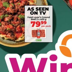 TV set at Fruit & Veg City
