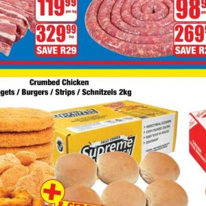 Schnitzel at Boxer Superstores