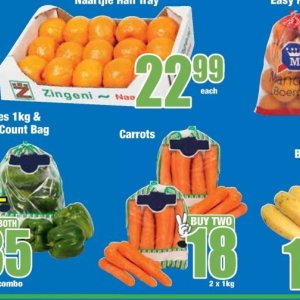 Carrots at Boxer Superstores