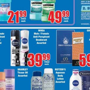Deodorant at Boxer Superstores