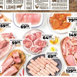 Pork at Fruit & Veg City