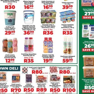 Yoghurt danone  at Fruit & Veg City