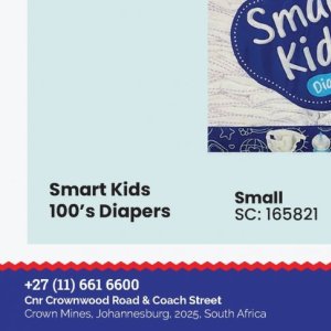Diapers at Africa Cash and Carry