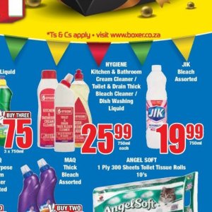 Bleach at Boxer Superstores