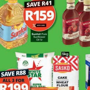 Sunflower oil at Checkers Hyper