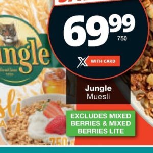 Muesli at Checkers