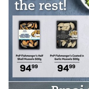 Mussels at Pick n Pay Hyper