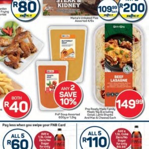 Lasagne at Pick n Pay Hyper