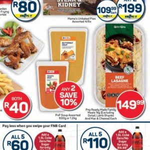 Lasagne at Pick n Pay Hyper