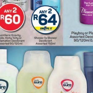 Shower at Pick n Pay Hyper