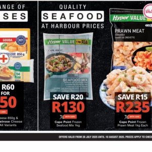 Seafood at Checkers Hyper