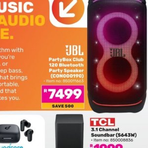 Bluetooth speaker at Game