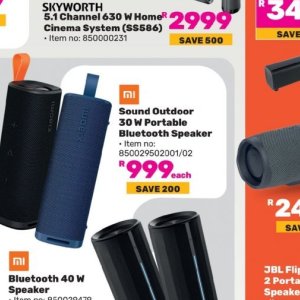 Bluetooth speaker at Game