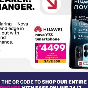 Smartphone huawei  at Game