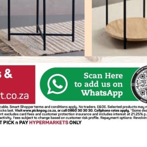 Glass at Pick n Pay Hyper