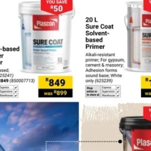 Gypsum at Builders Warehouse