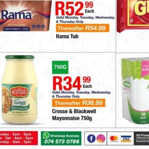 Mayonnaise at Take n Pay