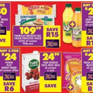 Cheese at Shoprite