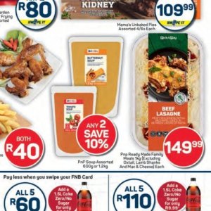 Lasagne at Pick n Pay Hyper