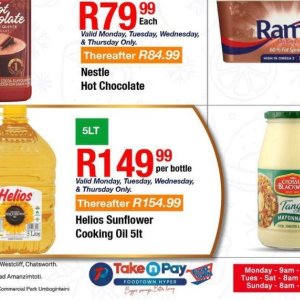 Sunflower oil at Take n Pay