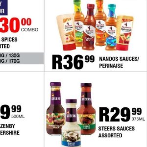 Sauces at Take n Pay