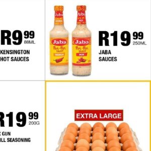 Sauces at Take n Pay