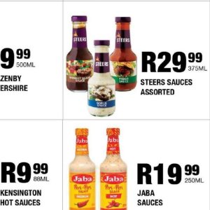 Sauces at Take n Pay