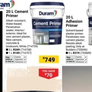 Primer at Builders Warehouse