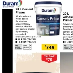 Plaster at Builders Warehouse