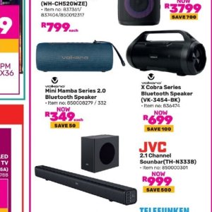 Bluetooth speaker at Game
