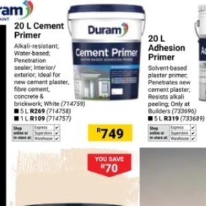Plaster at Builders Warehouse