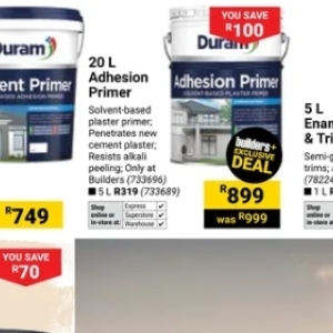 Primer at Builders Warehouse
