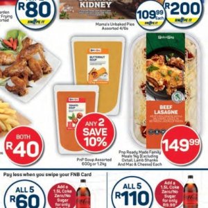Lasagne at Pick n Pay Hyper