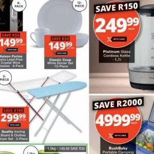 Dinner set at Checkers Hyper
