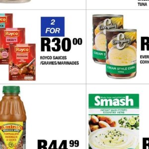 Sauces at Take n Pay