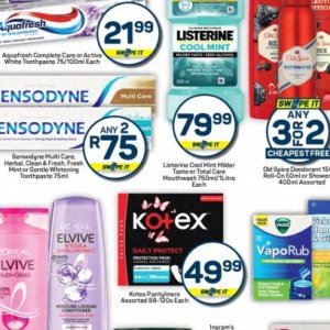 Mouthwash listerine  at Pick n Pay Hyper