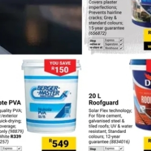 Cement at Builders Warehouse