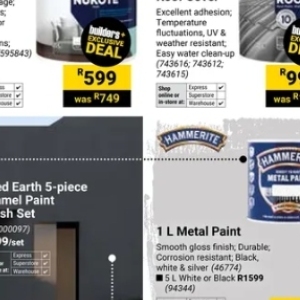 Paint at Builders Warehouse