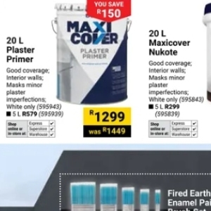 Plaster at Builders Warehouse