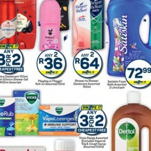 Shower at Pick n Pay Hyper