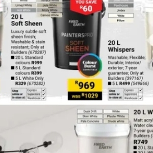 Plaster at Builders Warehouse