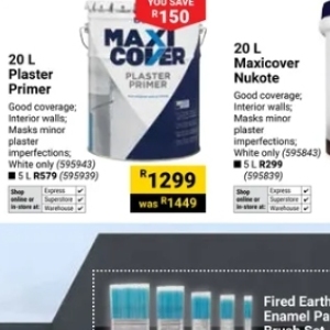 Plaster at Builders Warehouse