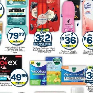 Shower gel at Pick n Pay Hyper