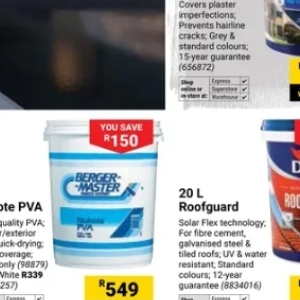 Cement at Builders Warehouse