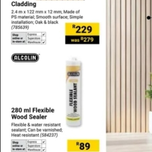 Sealer at Builders Warehouse