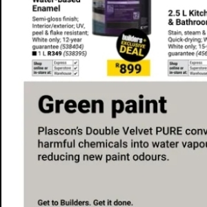 Paint at Builders Warehouse