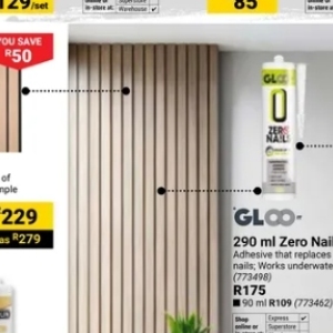 Adhesive at Builders Warehouse