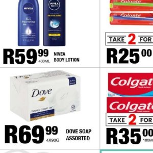 Body lotion dove  at Take n Pay