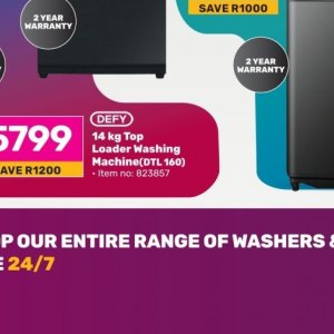 Washing machine at Game
